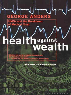 Health Against Wealth - ebook